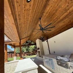 Outdoor exterior ceiling, patio, kitchen
