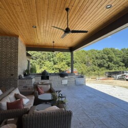 Outdoor structure, patio